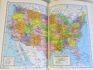 Two Vintage World Atlases