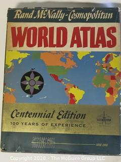 Two Vintage World Atlases