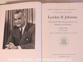 Hard Cover Copy of Public Papers Of President Lyndon Johnson