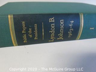 Hard Cover Copy of Public Papers Of President Lyndon Johnson