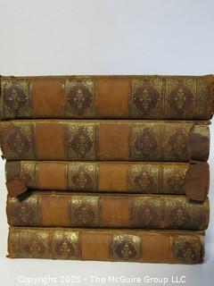 Five Volume Set - The Works of Frederick Schiller, 1881