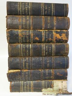 39 Volume Set of Littell's Living Age.  Some cover and spine damage.  