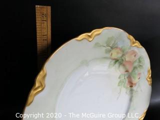 Set of 15 Hand Painted Hutschenreuther Selb LHR Bavarian China Plates. Signed by Artist.