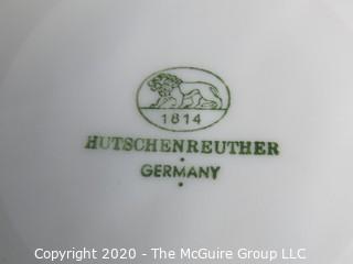 Set of 15 Hand Painted Hutschenreuther Selb LHR Bavarian China Plates. Signed by Artist.