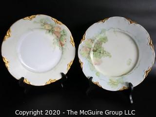 Set of 15 Hand Painted Hutschenreuther Selb LHR Bavarian China Plates. Signed by Artist.