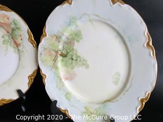 Set of 15 Hand Painted Hutschenreuther Selb LHR Bavarian China Plates. Signed by Artist.