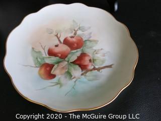 Four Haviland Limoges Hand Painted Porcelain Plates