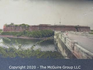 Fort San Antonio Abad, Manila.  Colorized Photo.