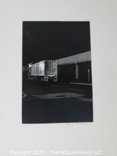 Black & White Photo,  Large Format. "Lone Truck" by J Kramer