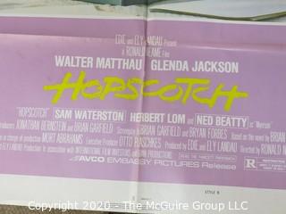 Vintage Movie Poster - Hopscotch - Walter Matthau and Glenda Jackson 