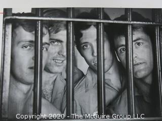 Large Format Black & White Photo Series of 6 Pictures.  Florida Prisons by Ricardo Ferro, 1975. For St. Petersburg Times Newspaper.