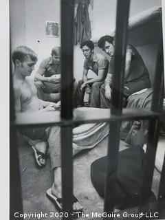 Large Format Black & White Photo Series of 6 Pictures.  Florida Prisons by Ricardo Ferro, 1975. For St. Petersburg Times Newspaper.