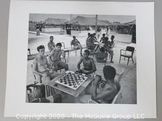 Large Format Black & White Photo Series of 6 Pictures.  Florida Prisons by Ricardo Ferro, 1975. For St. Petersburg Times Newspaper.