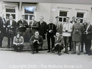 Group of Black & White Photos of Visit to Leitz Factory and Leica & Leicaflex Camera Course. Germany 1970