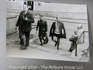 Group of Black & White Photos of Visit to Leitz Factory and Leica & Leicaflex Camera Course. Germany 1970