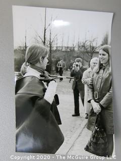 Group of Black & White Photos of Visit to Leitz Factory and Leica & Leicaflex Camera Course. Germany 1970