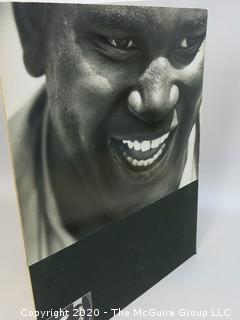 Large Format Black & White Photo, Mounted on Picture Board. Buster Mathis, circa 1960's; heavyweight boxer; by A. Rickerby