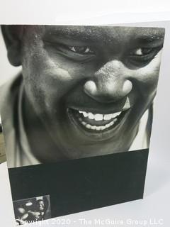 Large Format Black & White Photo, Mounted on Picture Board. Buster Mathis, circa 1960's; heavyweight boxer; by A. Rickerby