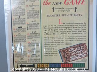 Vintage Planters Peanuts Advertising Poster