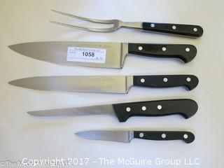 Set of German Solingen Wustof Dreizackwerk Knives