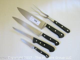 Set of German Solingen Wustof Dreizackwerk Knives