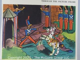 Group of Color Book Pages from Children's Literature.  Includes Alice and Wonderland, Emperors New Cloths, Through the Picture Frame and Walt Disney.