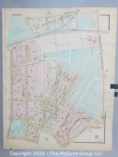 Antique Rockville Plat Book, Maps of Rockville Maryland, by F.H.M. Klinge.  Approximately 56 plats, separated from book.  Each plat measures approximately 21 1/2" x 16".