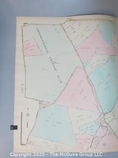 Antique Rockville Plat Book, Maps of Rockville Maryland, by F.H.M. Klinge.  Approximately 56 plats, separated from book.  Each plat measures approximately 21 1/2" x 16".