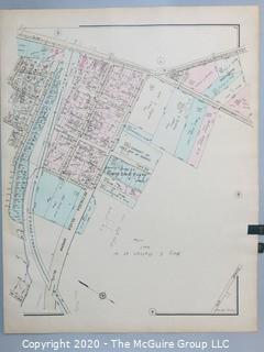 Antique Rockville Plat Book, Maps of Rockville Maryland, by F.H.M. Klinge.  Approximately 56 plats, separated from book.  Each plat measures approximately 21 1/2" x 16".