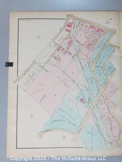 Antique Rockville Plat Book, Maps of Rockville Maryland, by F.H.M. Klinge.  Approximately 56 plats, separated from book.  Each plat measures approximately 21 1/2" x 16".