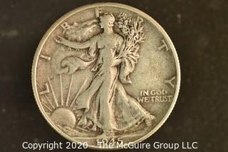 1945 Walking Liberty Silver Half Dollar