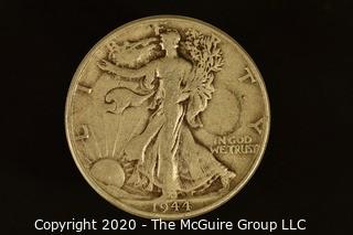 U.S. Collectible Coins: 1944 Walking Liberty Half Dollar