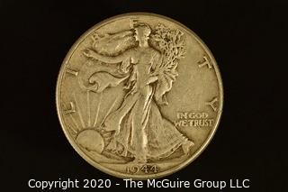 U.S. Collectible Coins: 1944 Walking Liberty Half Dollar