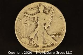 U.S. Collectible Coins: 1942-D Walking Liberty Half Dollar