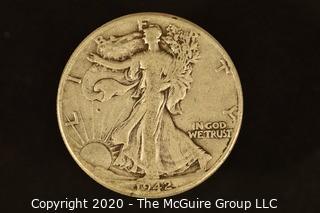 U.S. Collectible Coins: 1942 Walking Liberty Half Dollar