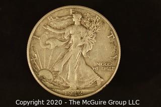 U.S. Collectible Coins: 1942 Walking Liberty Half Dollar