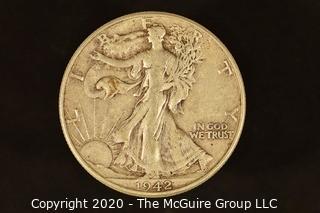 U.S. Collectible Coins: 1942 Walking Liberty Half Dollar