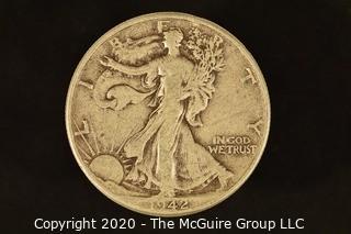 U.S. Collectible Coins: 1942 Walking Liberty Half Dollar