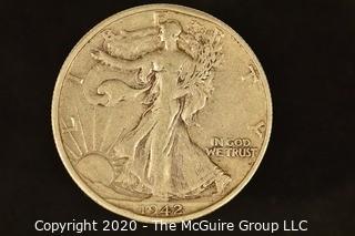 U.S. Collectible Coins: 1942-S Walking Liberty Half Dollar