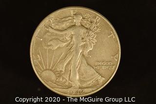 U.S. Collectible Coins: 1942 Walking Liberty Half Dollar