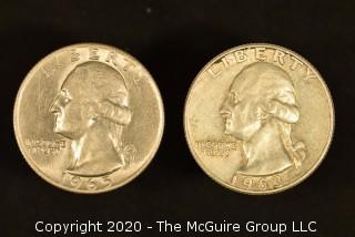 U.S. Collectible Coins: 1963 Washington Quarter & 1963-D Washington Quarter 