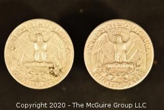 U.S. Collectible Coins: 1960-D Washington Quarter & 1960 Washington Quarter 