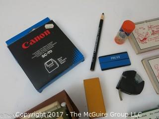 Collection of Vintage Office Supplies 