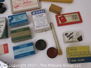 Collection of Vintage Office Supplies 