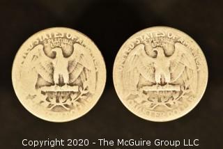 U.S. Collectible Coins: 1936 Washington Quarter & 1936 Washington Quarter 