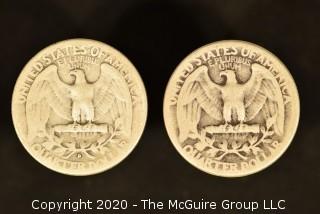 U.S. Collectible Coins: 1941-D Washington Quarter & 1941 Washington Quarter 