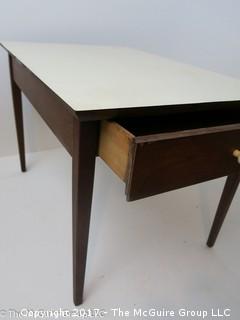 Single drawer side table with laminate top; 21 x 30 x 20 1/2"T