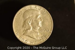 U.S. Collectible Coins: 1963-D Franklin Half Dollar