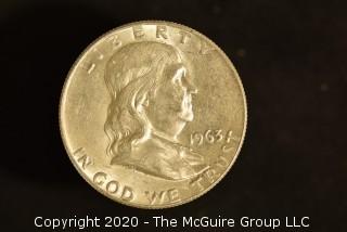 U.S. Collectible Coins: 1963-D Franklin Half Dollar