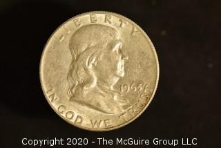 U.S. Collectible Coins: 1963-D Franklin Half Dollar